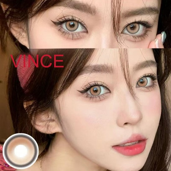 A-VINCE BROWN COLOR SOFT CONTACT LENS (2PCS/PAIR) A-VINCE BROWN COLOR SOFT CONTACT LENS (2PCS/PAIR)