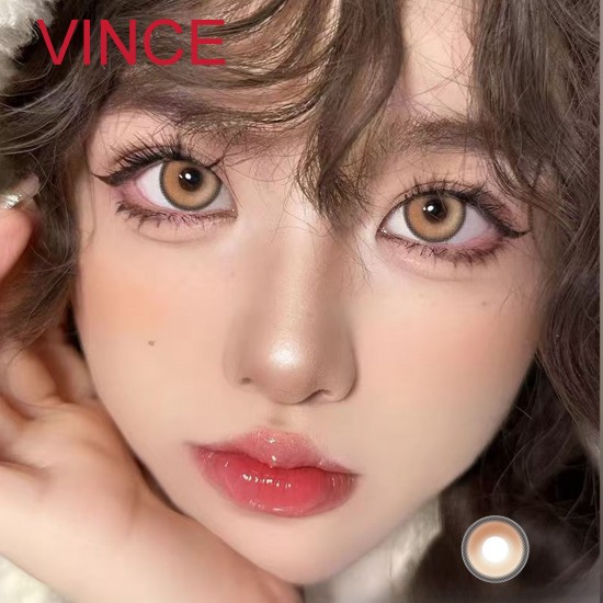 A-VINCE BROWN COLOR SOFT CONTACT LENS (2PCS/PAIR) A-VINCE BROWN COLOR SOFT CONTACT LENS (2PCS/PAIR)