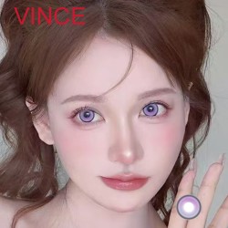 A-VINCE VIOLET COLOR SOFT CONTACT LENS (2PCS/PAIR)