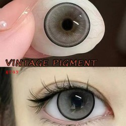 B-VINTAGE PIGMENT GRAY COLOR SOFT CONTACT LENS (2PCS/PAIR)