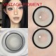 B-VINTAGE PIGMENT GRAY COLOR SOFT CONTACT LENS (2PCS/PAIR)