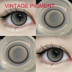 B-VINTAGE PIGMENT GRAY COLOR SOFT CONTACT LENS (2PCS/PAIR)