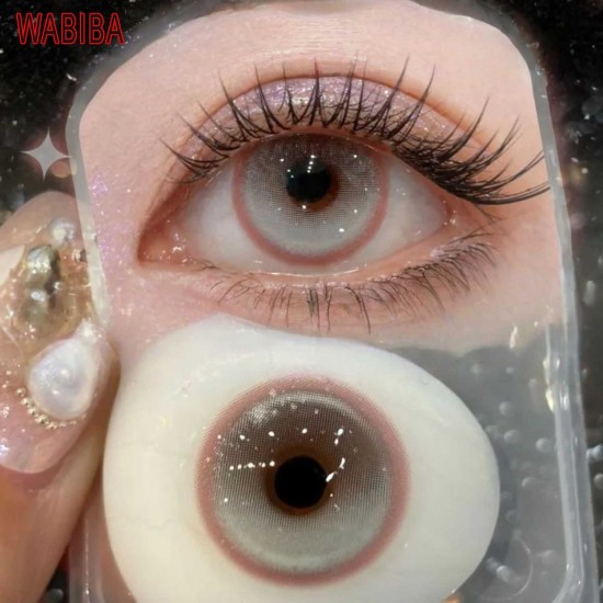 B-WABIBA GRAY COLOR SOFT CONTACT LENS (2PCS/PAIR)