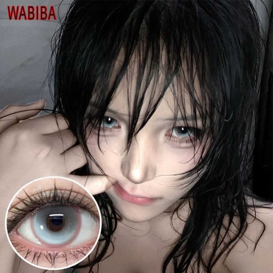 B-WABIBA GRAY COLOR SOFT CONTACT LENS (2PCS/PAIR)