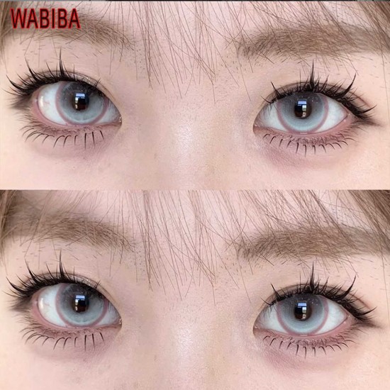 B-WABIBA GRAY COLOR SOFT CONTACT LENS (2PCS/PAIR)