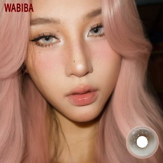 B-WABIBA GRAY COLOR SOFT CONTACT LENS (2PCS/PAIR)