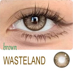 B-WASTELAND BROWN COLOR SOFT CONTACT LENS (2PCS/PAIR)
