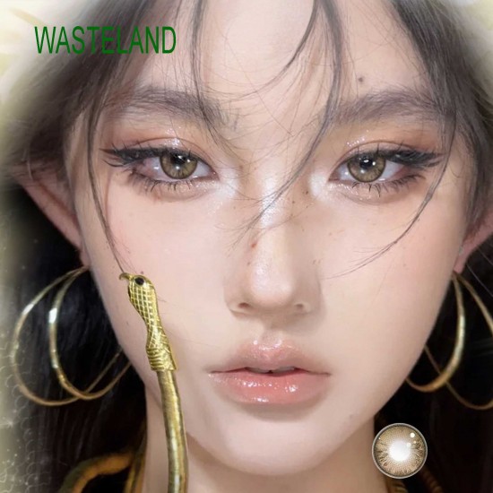 B-WASTELAND BROWN COLOR SOFT CONTACT LENS (2PCS/PAIR)