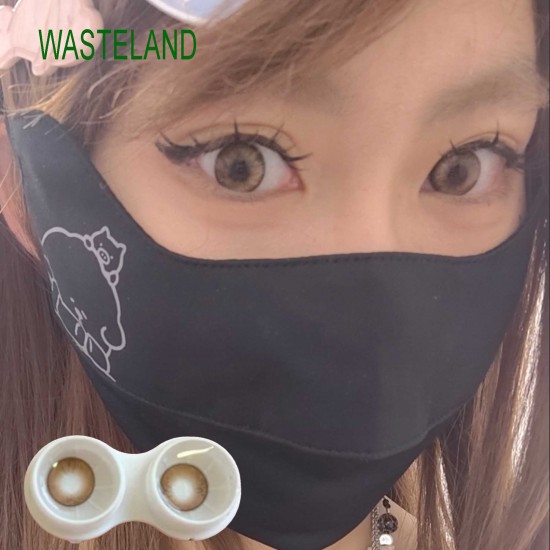 B-WASTELAND BROWN COLOR SOFT CONTACT LENS (2PCS/PAIR)