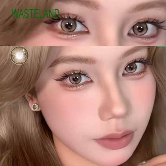 B-WASTELAND BROWN COLOR SOFT CONTACT LENS (2PCS/PAIR)