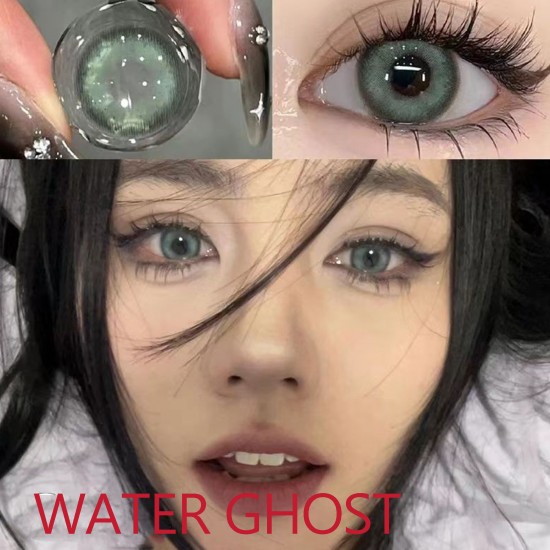 B-WATER GHOST GREEN COLOR SOFT CONTACT LENS (2PCS/PAIR)