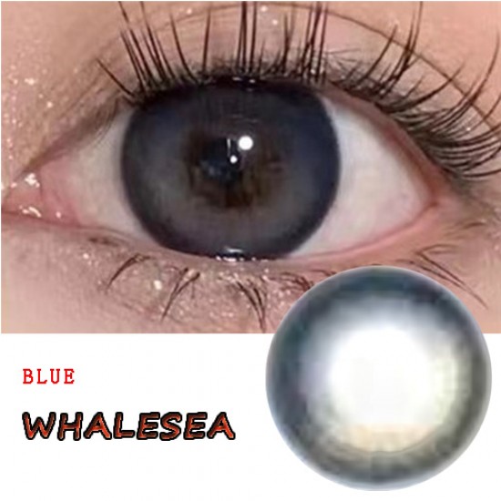 B-WHALESEA BLUE COLOR SOFT CONTACT LENS (2PCS/PAIR)