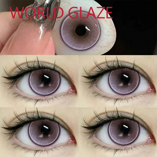 B-WORLD GLAZE VIOLET COLOR SOFT CONTACT LENS (2PCS/PAIR) B-WORLD GLAZE VIOLET COLOR SOFT CONTACT LENS (2PCS/PAIR)