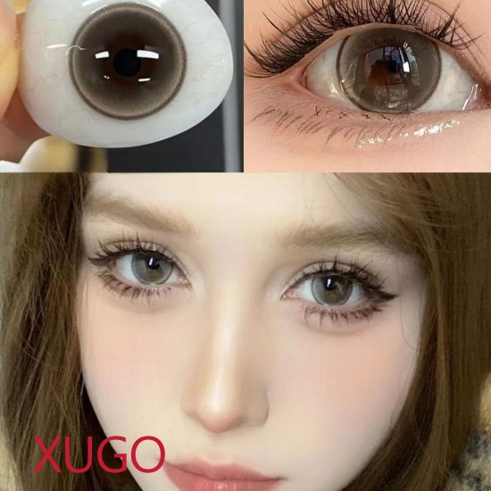 B-XUGO BROWN COLOR SOFT CONTACT LENS  (2PCS/PAIR)