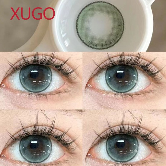 B-XUGO GREEN COLOR SOFT CONTACT LENS  (2PCS/PAIR)