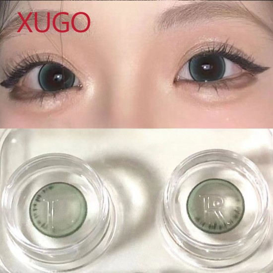 B-XUGO GREEN COLOR SOFT CONTACT LENS  (2PCS/PAIR)