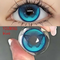B-YOUMING BLUE COLOR SOFT CONTACT LENS (2PCS/PAIR)