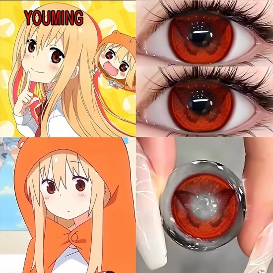 B-YOUMING RED COLOR SOFT CONTACT LENS (2PCS/PAIR)
