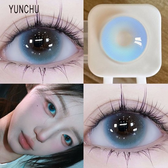 B-YUCHU BLUE COLOR CONTACT LENS (2PCS/PAIR)