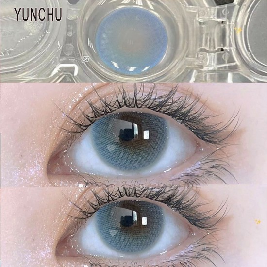 B-YUCHU BLUE COLOR CONTACT LENS (2PCS/PAIR)