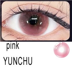 B-YUNCHU PINK COLOR CONTACT LENS (2PCS/PAIR)