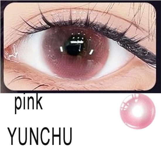 B-YUNCHU PINK COLOR CONTACT LENS (2PCS/PAIR)