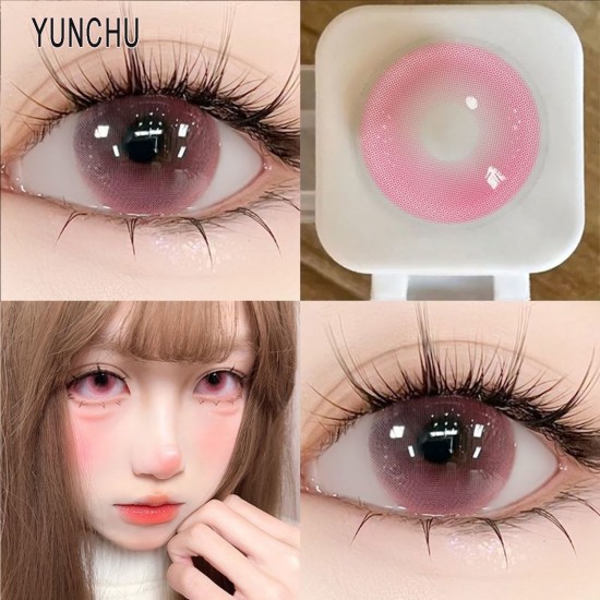 B-YUNCHU PINK COLOR CONTACT LENS (2PCS/PAIR)