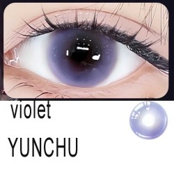 B-YUNCHU VIOLET COLOR SOFT CONTACT LENS (2PCS/PAIR)
