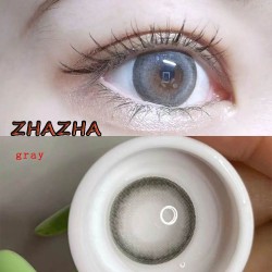 B-ZHAZHA GRAY COLOR SOFT CONTACT LENS (2PCS/PAIR)