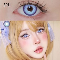 A-ZIYU VIOLET COLOR SOFT CONTACT LENS (2PCS/PAIR)