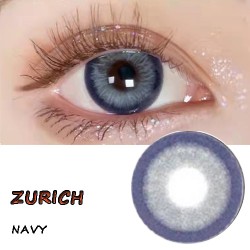 B-ZURICH NAVY COLOR SOFT CONTACT LENS (2PCS/PAIR)