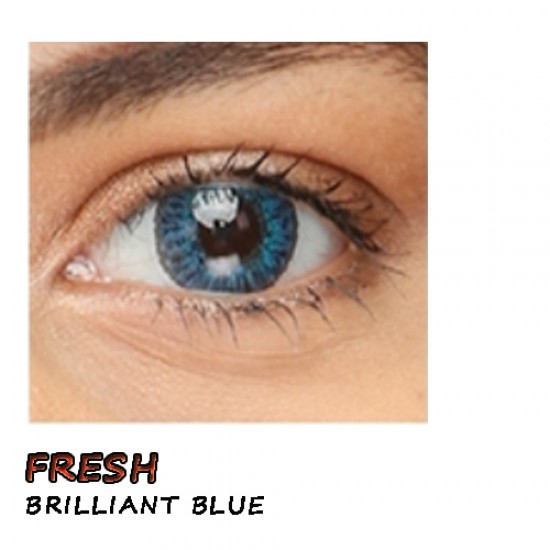 B-FRESH BRILLIANT BLUE COLOR SOFT CONTACT LENS (2PCS/PAIR)