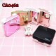 D-CA0462 SQUARE CONTACT LENS CASE WITH MIRROR