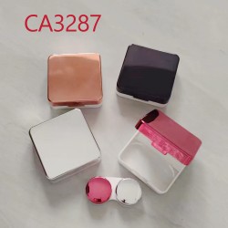 D-CA3287 MIRROR SQUARE CONTACT LENS  CASE 