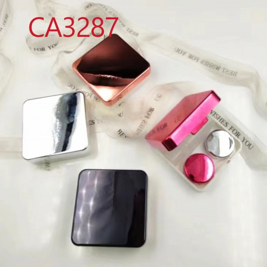 D-CA3287 MIRROR SQUARE CONTACT LENS  CASE 