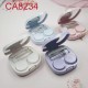 D-CA8234 SQUARE FLAT CONTACT LENS CASE WITH MIRROR
