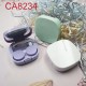 D-CA8234 SQUARE FLAT CONTACT LENS CASE WITH MIRROR
