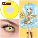 A-CL005 YELLOW RING COSPLAY COLOR CONTACT LENS (2PCS/PAIR)