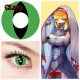 A-CL173 GREEN CATEYE COSPLAY COLOR CONTACT LENS (2PCS/PAIR)