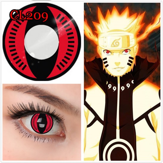A-CL209 TAILED BEAST COLOR CONTACT LENS (2PCS/PAIR)