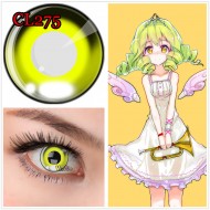A-CL275 ANIME YELLOW COSPLAY CONTACT LENS (2PCS/PAIR)