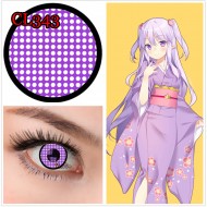 A-CL343 VIOLET MESH MANSON COSPLAY COLOR CONTACT LENS (2PCS/PAIR)