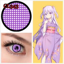 A-CL343 VIOLET MESH MANSON COSPLAY COLOR CONTACT LENS (2PCS/PAIR)