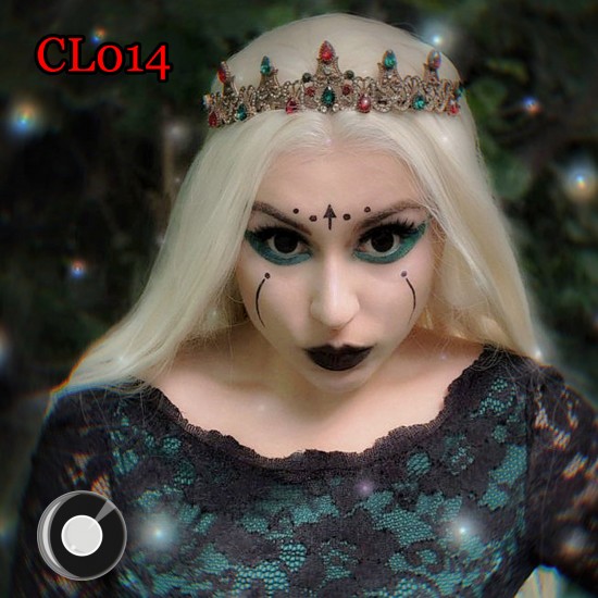 A-CL014 BLACK RING COSPLAY COLOR CONTACT LENS (2PCS/PAIR)