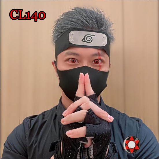 A-CL140 SASUKE MANGEKYOUN NARUTO COSPLAY COLOR CONTACT LENS (2PCS/PAIR)