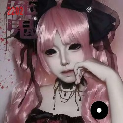 C-CL2202 22MM FULL EYE BLACK SCLERA COLOR CONTACT LENS (2PCS/PAIR)