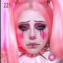 A-CL221 PINK MANSON COSPLAY COLOR CONTACT LENS (2PCS/PAIR)