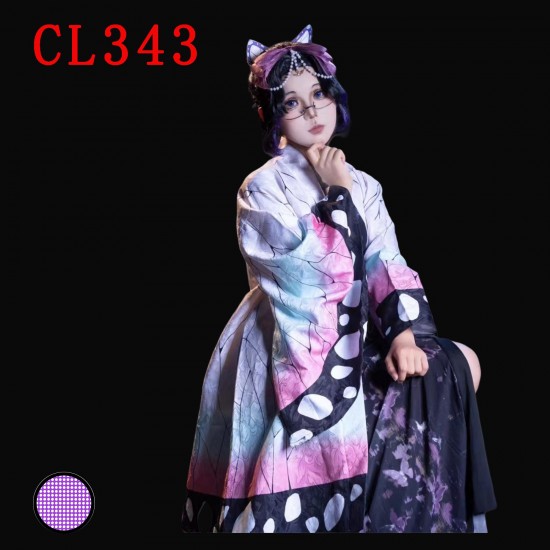 A-CL343 VIOLET MESH MANSON COSPLAY COLOR CONTACT LENS (2PCS/PAIR)