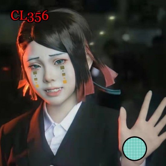 A-CL356 GREEN MESH MANSON COSPLAY COLOR CONTACT LENS (2PCS/PAIR)