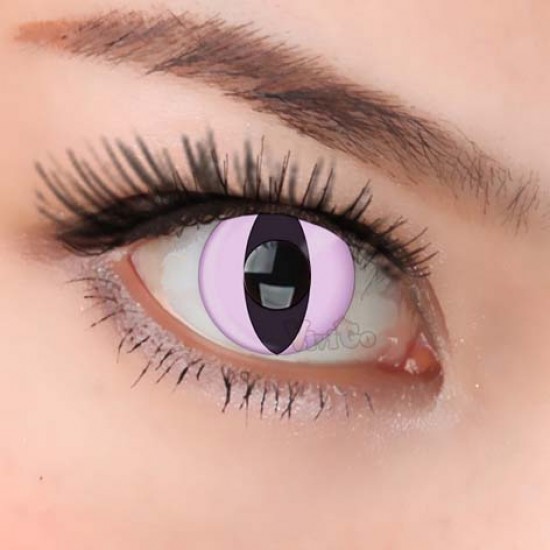 A-CL142 PINK CATYEYE COSPLAY COLOR CONTACT LENSES (2PCS/PAIR)